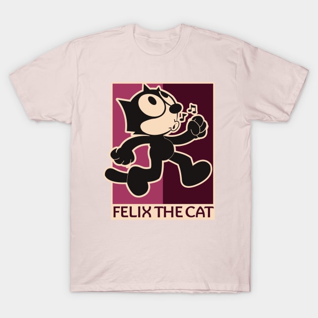 Felix The Cat - Retro Design T-Shirt T-Shirt by fathiali